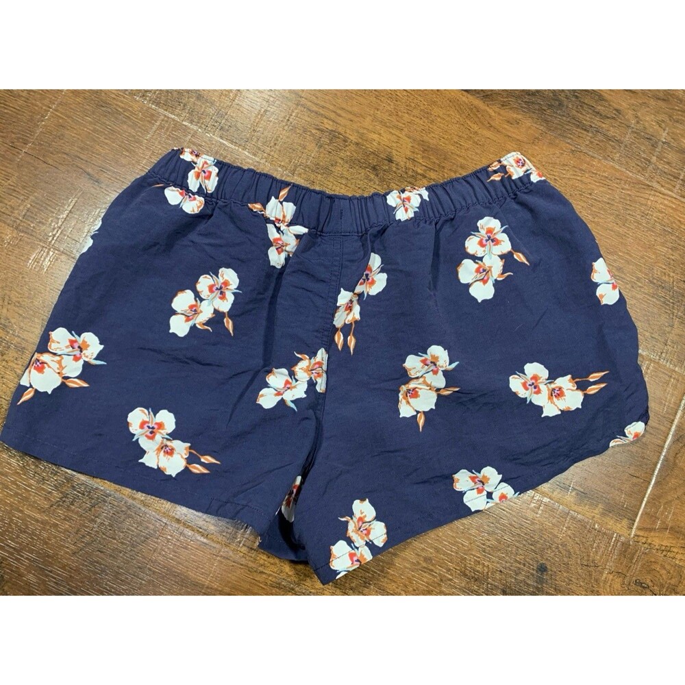 Patagonia Barely Baggies Shorts Women’s M Blue Floral Boardshort 2.5 Inseam EUC - Picture 5 of 5